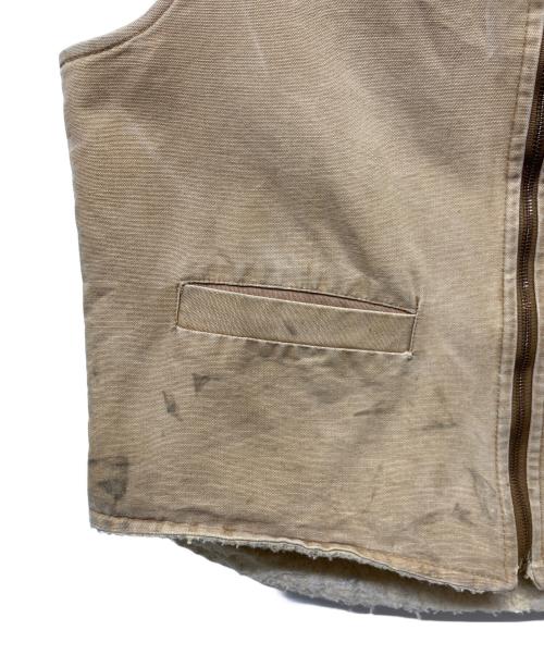 CarHartt（カーハート）CarHartt (カーハート) 裏ボアベスト ベージュ サイズ:不明の古着・服飾アイテム