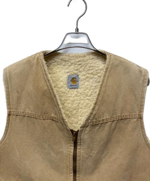 CarHartt（カーハート）CarHartt (カーハート) 裏ボアベスト ベージュ サイズ:不明の古着・服飾アイテム