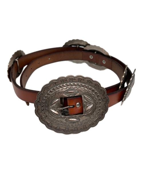 LAUREN RALPH LAUREN（ローレンラルフローレン）LAUREN RALPH LAUREN (ローレンラルフローレン) コンチョベルト ブラウン サイズ:Lの古着・服飾アイテム