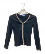 BURBERRY BLUE LABELバーバリー ブルー レーベル）の古着「カーディガン」｜ブラック