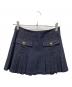 BURBERRY BLUE LABEL (バーバリー ブルー レーベル) プリーツミニスカート インディゴ サイズ:36：5000円