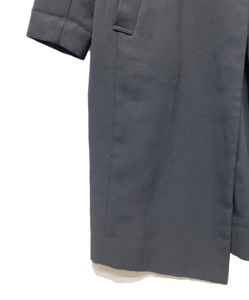 icB（アイシービー）icB (アイシービー) ノーカラーコート ブラック サイズ:2の古着・服飾アイテム