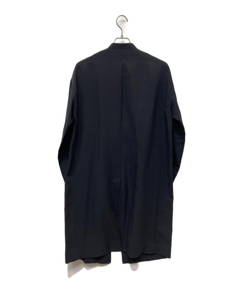 icB（アイシービー）icB (アイシービー) ノーカラーコート ブラック サイズ:2の古着・服飾アイテム