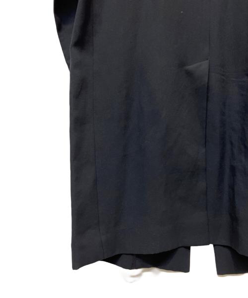 icB（アイシービー）icB (アイシービー) ノーカラーコート ブラック サイズ:2の古着・服飾アイテム