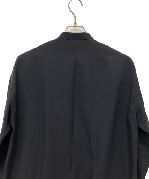 icB（アイシービー）icB (アイシービー) ノーカラーコート ブラック サイズ:2の古着・服飾アイテム