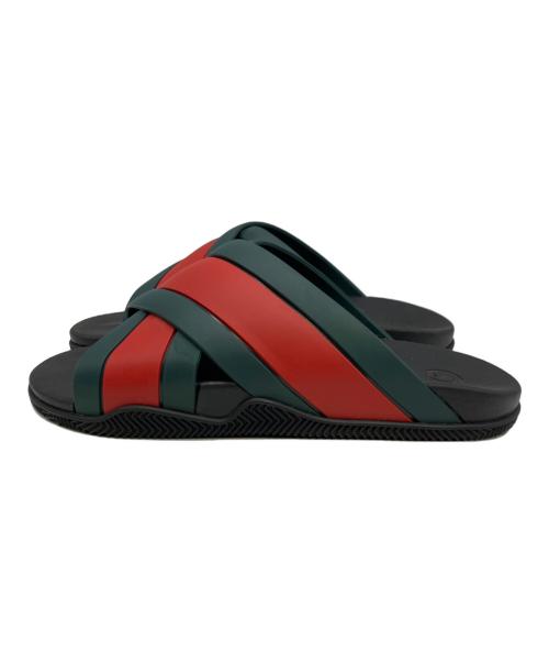 GUCCI（グッチ）GUCCI (グッチ) サンダル ブラック サイズ:40の古着・服飾アイテム