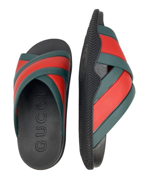 GUCCI（グッチ）GUCCI (グッチ) サンダル ブラック サイズ:35の古着・服飾アイテム