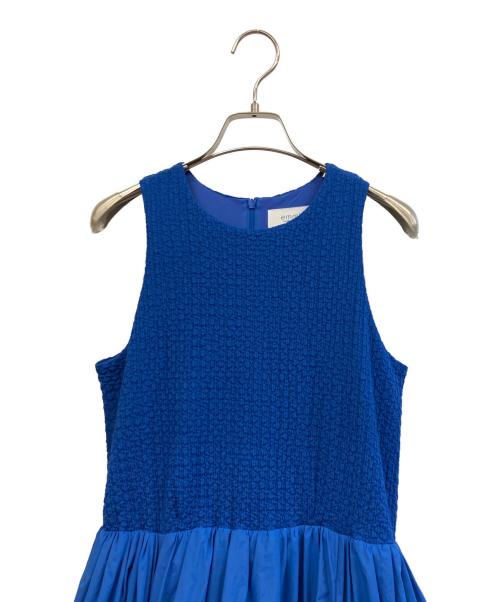emmi（エミ）emmi (エミ) ワンピース 膨れジャガードカットドッキングワンピース　25SS ブルー サイズ:1 未使用品の古着・服飾アイテム