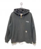 CarHarttカーハート）の古着「QUILT LINED HOODIE」｜ブラック