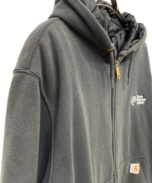 CarHartt（カーハート）CarHartt (カーハート) QUILT LINED HOODIE ブラック サイズ:XLの古着・服飾アイテム
