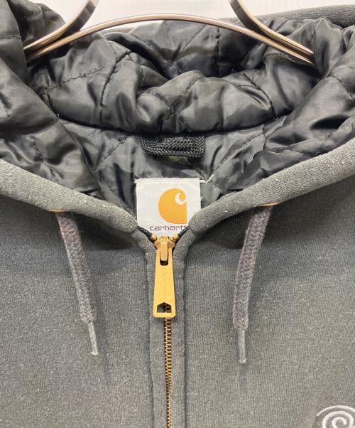 CarHartt（カーハート）CarHartt (カーハート) QUILT LINED HOODIE ブラック サイズ:XLの古着・服飾アイテム