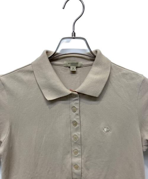 BURBERRY LONDON（バーバリーロンドン）BURBERRY LONDON (バーバリーロンドン) ポロシャツ ベージュ サイズ:Mの古着・服飾アイテム