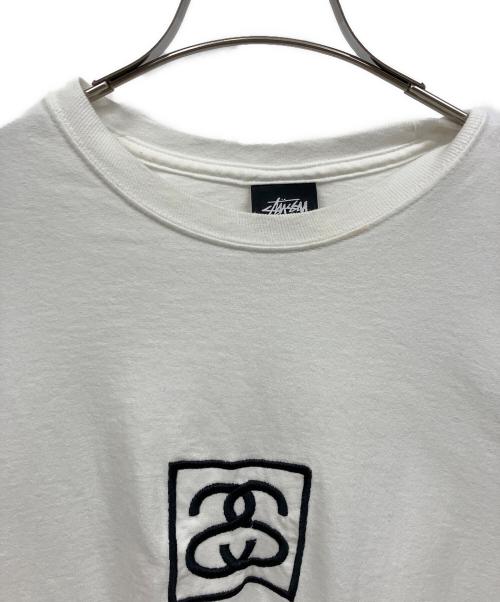 stussy（ステューシー）stussy (ステューシー) 半袖Tシャツ ホワイト サイズ:Sの古着・服飾アイテム
