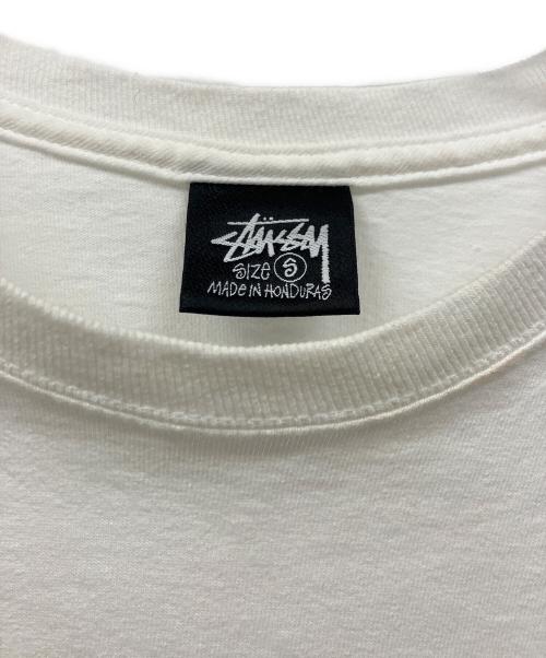 stussy（ステューシー）stussy (ステューシー) 半袖Tシャツ ホワイト サイズ:Sの古着・服飾アイテム
