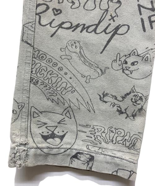 RIPNDIP（リップンディップ）RIPNDIP (リップンディップ) デニムパンツ ライトグレー サイズ:30の古着・服飾アイテム