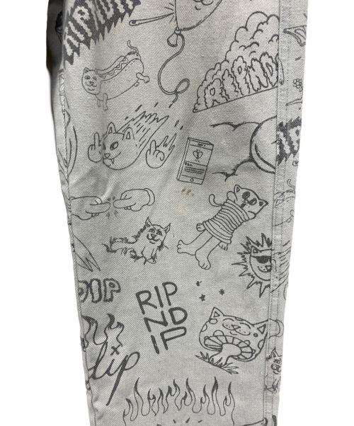 RIPNDIP（リップンディップ）RIPNDIP (リップンディップ) デニムパンツ ライトグレー サイズ:30の古着・服飾アイテム