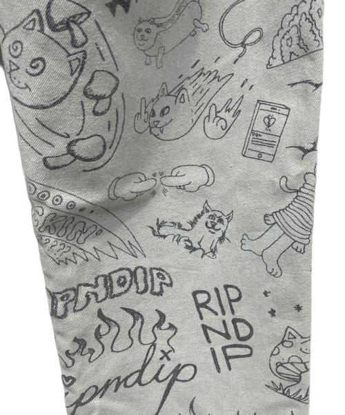 RIPNDIP（リップンディップ）RIPNDIP (リップンディップ) デニムパンツ ライトグレー サイズ:30の古着・服飾アイテム