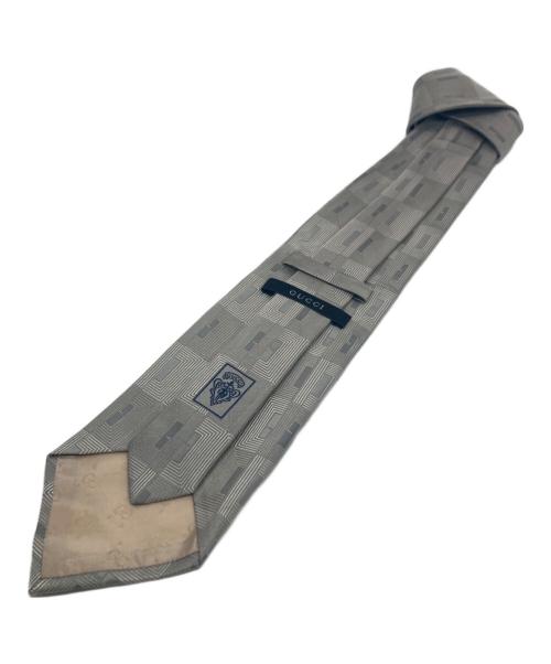 GUCCI（グッチ）GUCCI (グッチ) ネクタイ グレー サイズ:不明の古着・服飾アイテム