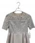 中古・古着 23区 (ニジュウサンク) 半袖ワンピース グレー サイズ:34 未使用品：11000円