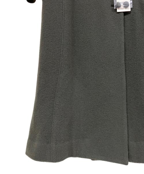 COHINA（コヒナ）COHINA (コヒナ) セミダブルバックフレアウールコート ダークグリーン サイズ:Free 未使用品の古着・服飾アイテム