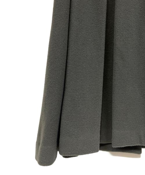 COHINA（コヒナ）COHINA (コヒナ) セミダブルバックフレアウールコート ダークグリーン サイズ:Free 未使用品の古着・服飾アイテム