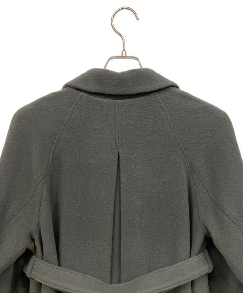 COHINA（コヒナ）COHINA (コヒナ) セミダブルバックフレアウールコート ダークグリーン サイズ:Free 未使用品の古着・服飾アイテム
