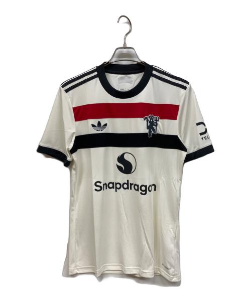 adidas（アディダス）adidas (アディダス) サッカーユニフォーム ホワイト サイズ:Lの古着・服飾アイテム