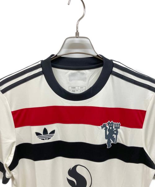 adidas（アディダス）adidas (アディダス) サッカーユニフォーム ホワイト サイズ:Lの古着・服飾アイテム