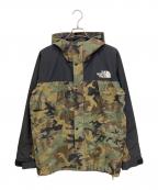 THE NORTH FACEザ ノース フェイス）の古着「NOVELTY MOUNTAIN LIGHT JACKET」｜ブラック×グリーン