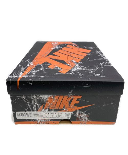 NIKE（ナイキ）NIKE (ナイキ) ハイカットスニーカー ブラック×オレンジ×ホワイト サイズ:27cmの古着・服飾アイテム