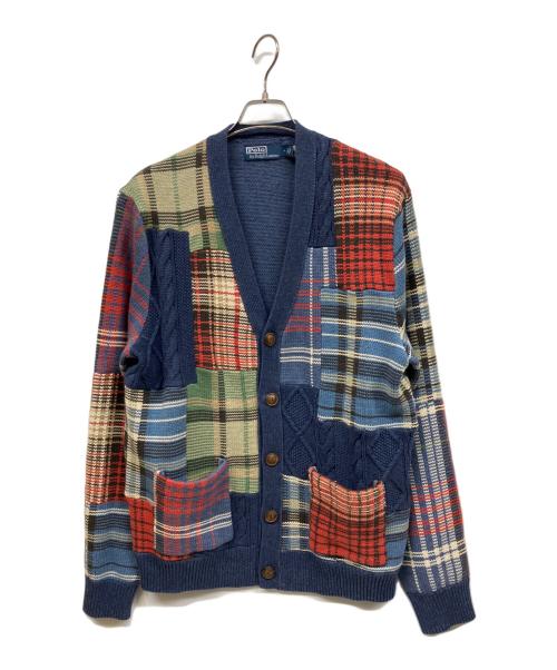POLO RALPH LAUREN（ポロ・ラルフローレン）POLO RALPH LAUREN (ポロ・ラルフローレン) 厚手カーディガン マルチカラー サイズ:Mの古着・服飾アイテム