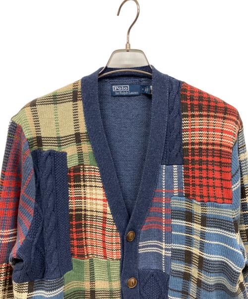 POLO RALPH LAUREN（ポロ・ラルフローレン）POLO RALPH LAUREN (ポロ・ラルフローレン) 厚手カーディガン マルチカラー サイズ:Mの古着・服飾アイテム