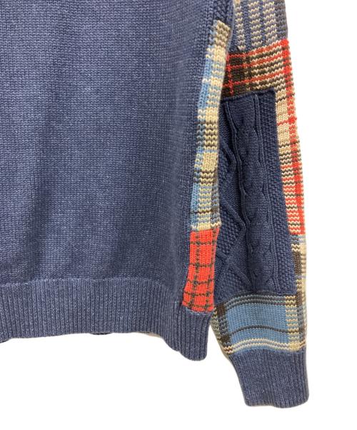 POLO RALPH LAUREN（ポロ・ラルフローレン）POLO RALPH LAUREN (ポロ・ラルフローレン) 厚手カーディガン マルチカラー サイズ:Mの古着・服飾アイテム