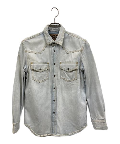 DIESEL（ディーゼル）DIESEL (ディーゼル) デニムシャツ インディゴ サイズ:XSの古着・服飾アイテム