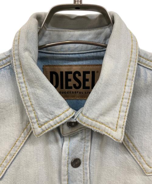 DIESEL（ディーゼル）DIESEL (ディーゼル) デニムシャツ インディゴ サイズ:XSの古着・服飾アイテム