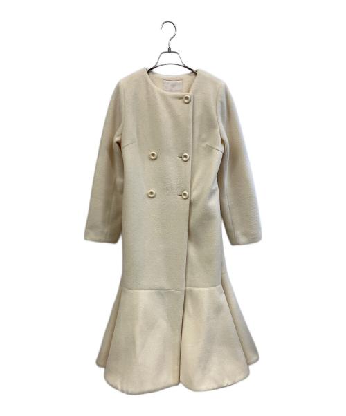 eimy istoire（エイミーイストワール）eimy istoire (エイミーイストワール) マーメイドラインコート アイボリー サイズ:Sの古着・服飾アイテム