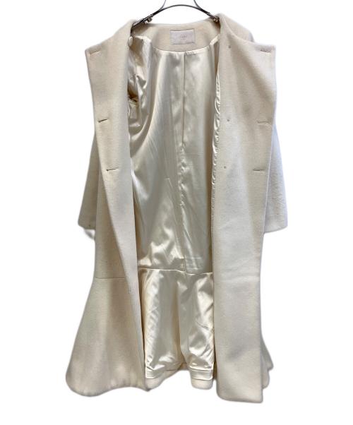 eimy istoire（エイミーイストワール）eimy istoire (エイミーイストワール) マーメイドラインコート アイボリー サイズ:Sの古着・服飾アイテム