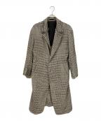 Y'sワイズ）の古着「グレンチェックチェスターコート」｜グレー