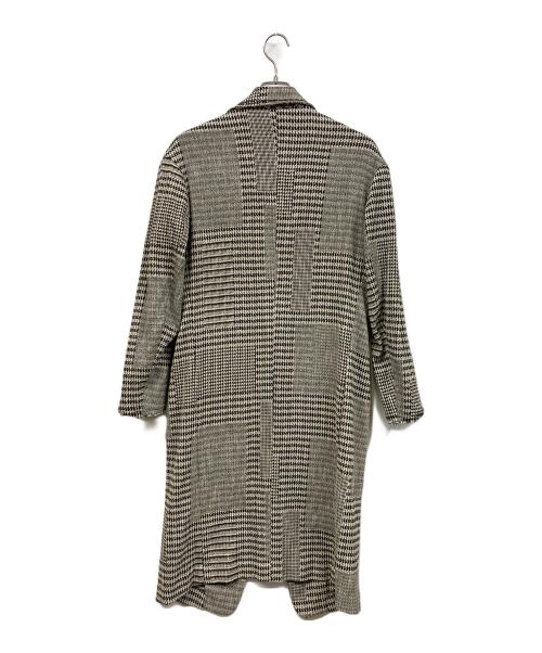 Y's（ワイズ）Y's (ワイズ) グレンチェックチェスターコート グレー サイズ:1の古着・服飾アイテム