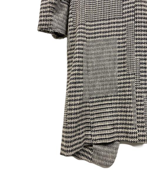 Y's（ワイズ）Y's (ワイズ) グレンチェックチェスターコート グレー サイズ:1の古着・服飾アイテム