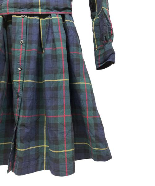 BROOKS BROTHERS（ブルックスブラザーズ）BROOKS BROTHERS (ブルックスブラザーズ) シャツワンピース グリーン サイズ:4の古着・服飾アイテム