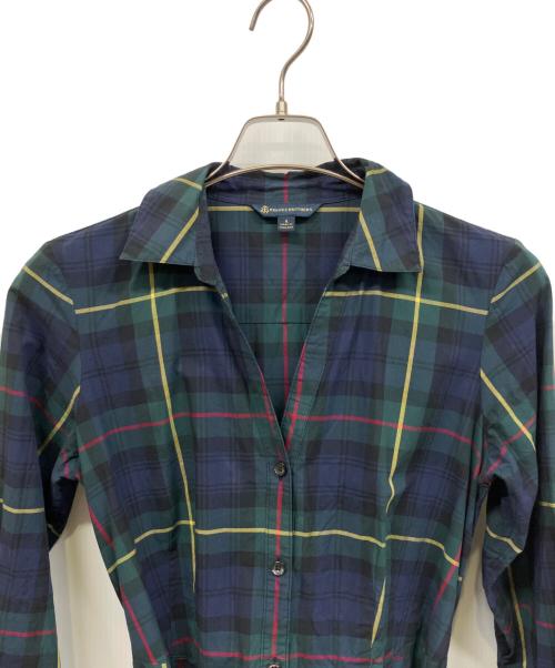 BROOKS BROTHERS（ブルックスブラザーズ）BROOKS BROTHERS (ブルックスブラザーズ) シャツワンピース グリーン サイズ:4の古着・服飾アイテム