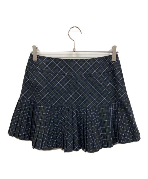 BURBERRY BLUE LABEL（バーバリー ブルー レーベル）BURBERRY BLUE LABEL (バーバリー ブルー レーベル) スカート グリーン サイズ:38の古着・服飾アイテム