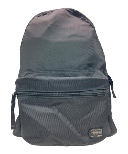 PORTER（ポーター）PORTER (ポーター) ROUND  DAYPACK ブラックの古着・服飾アイテム