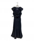 Snidelスナイデル）の古着「ジャンパースカート」｜ネイビー