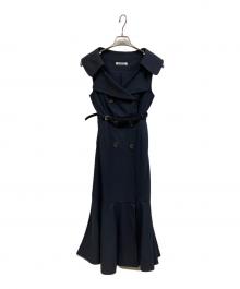 Snidel（スナイデル）の古着「ジャンパースカート」｜ネイビー