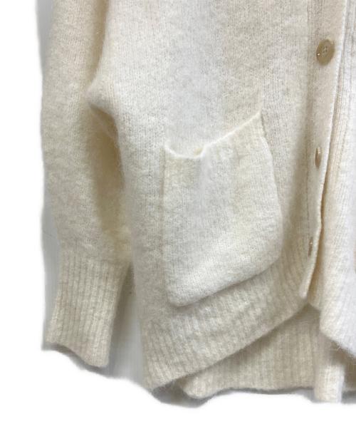 green label relaxing（グリーンレーベルリラクシング）green label relaxing (グリーンレーベルリラクシング) 厚手カーディガン ホワイト サイズ:Freeの古着・服飾アイテム