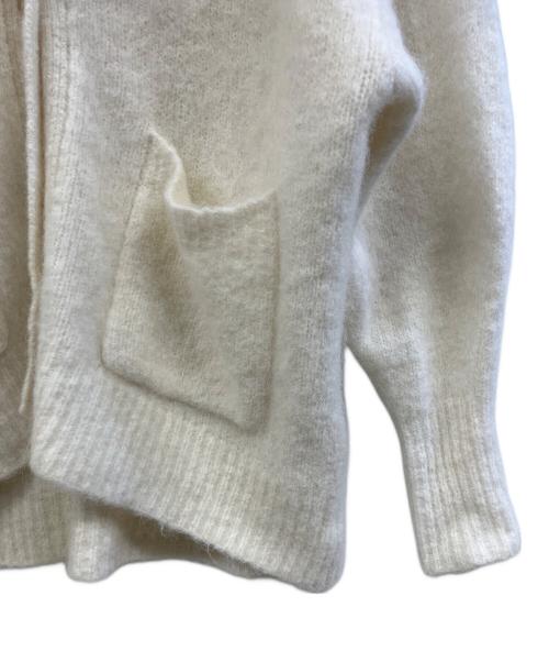 green label relaxing（グリーンレーベルリラクシング）green label relaxing (グリーンレーベルリラクシング) 厚手カーディガン ホワイト サイズ:Freeの古着・服飾アイテム