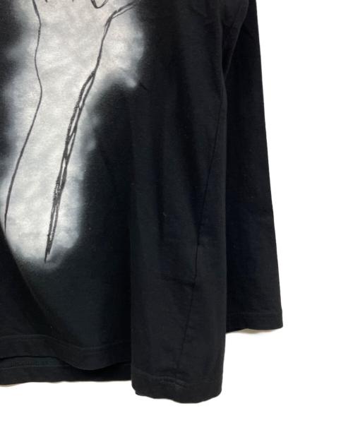Yohji Yamamoto pour homme（ヨウジヤマモト プールオム）Yohji Yamamoto pour homme (ヨウジヤマモト プールオム) ロングスリーブTシャツ ブラック サイズ:3の古着・服飾アイテム