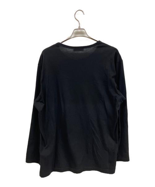 Yohji Yamamoto pour homme（ヨウジヤマモト プールオム）Yohji Yamamoto pour homme (ヨウジヤマモト プールオム) ロングスリーブTシャツ ブラック サイズ:3の古着・服飾アイテム